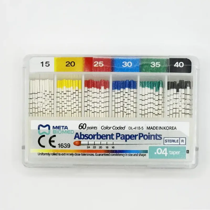 Meta Biomed Absorbant Paper Points 04 Açılı