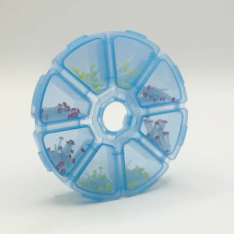 200 lük fiber post sarı ve kırmızı