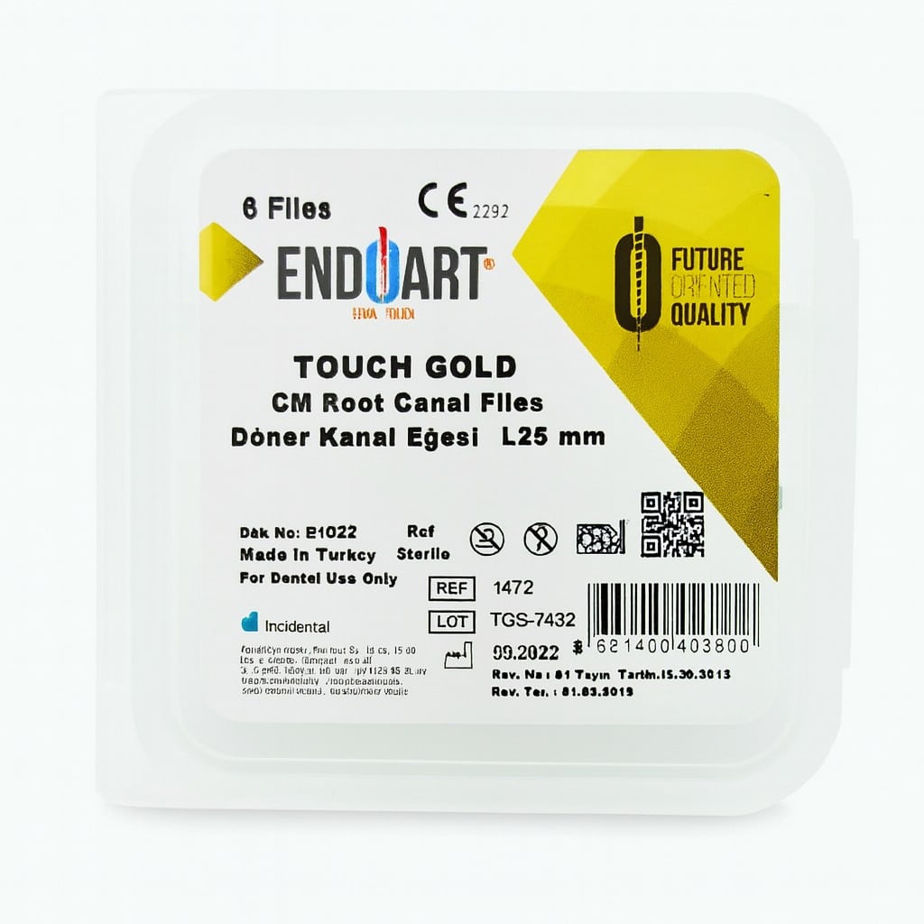 Touch Gold Blue Kit 0.6 Döner Kanal Eğesi