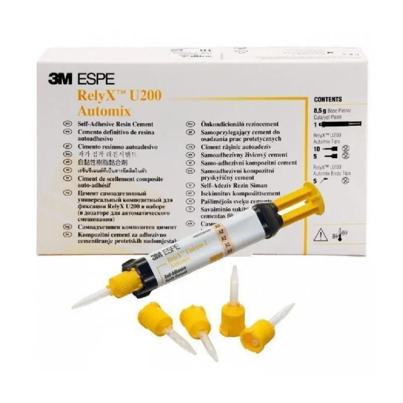 3M Relyx U200 Automix Self Adeziv Dual Cure Üniversal Rezin Siman