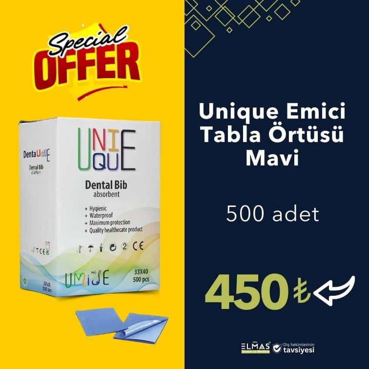 Unique Emici Tabla Örtüsü Mavi