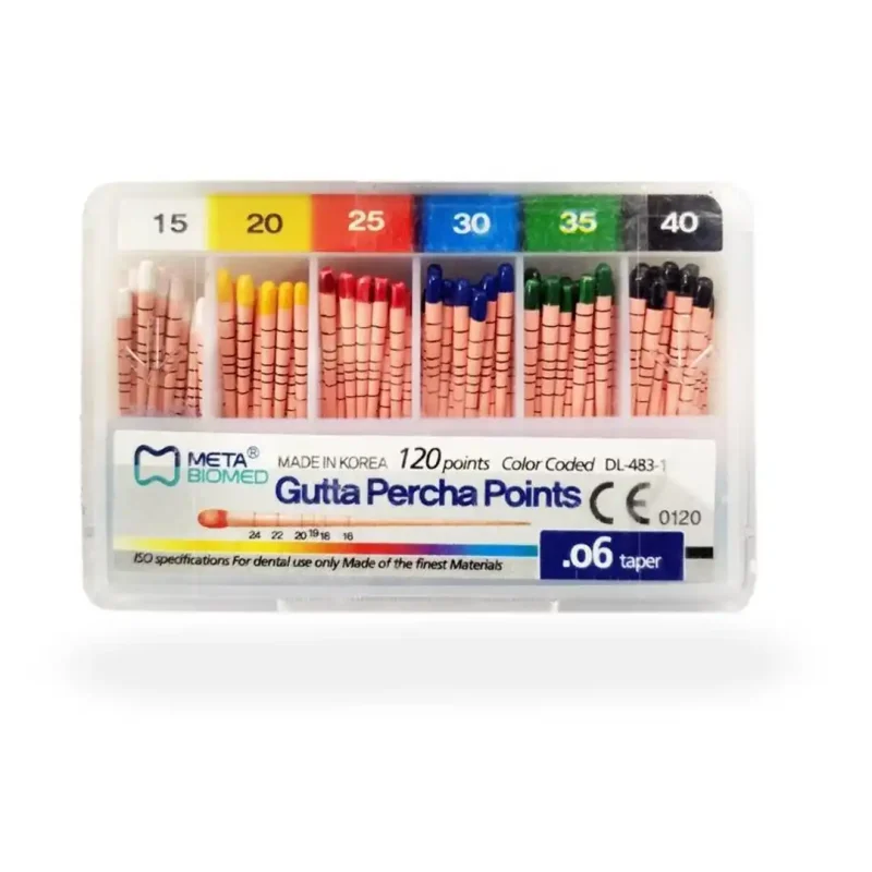 Meta Biomed Gutta Percha Points Açılı 06