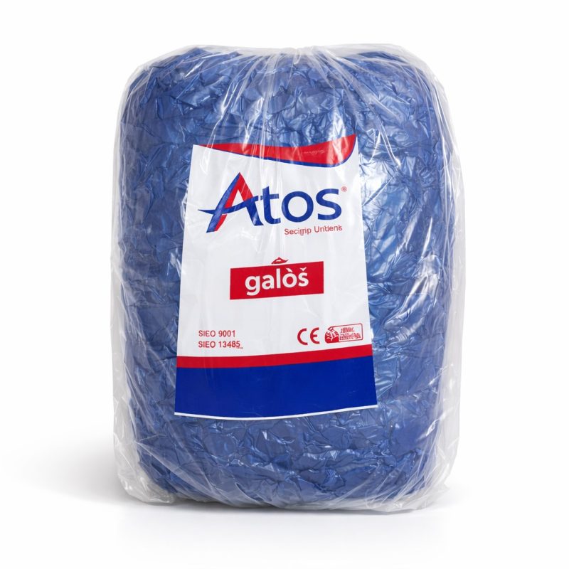 Atos Galoş 13 mikron Çift Lastikli 1 kg (ortalama 750 adet) Mavi