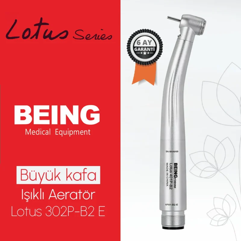 Being Işıklı Aeratör Lotus 302P Led A kalite Supertorque Büyük kafa push button