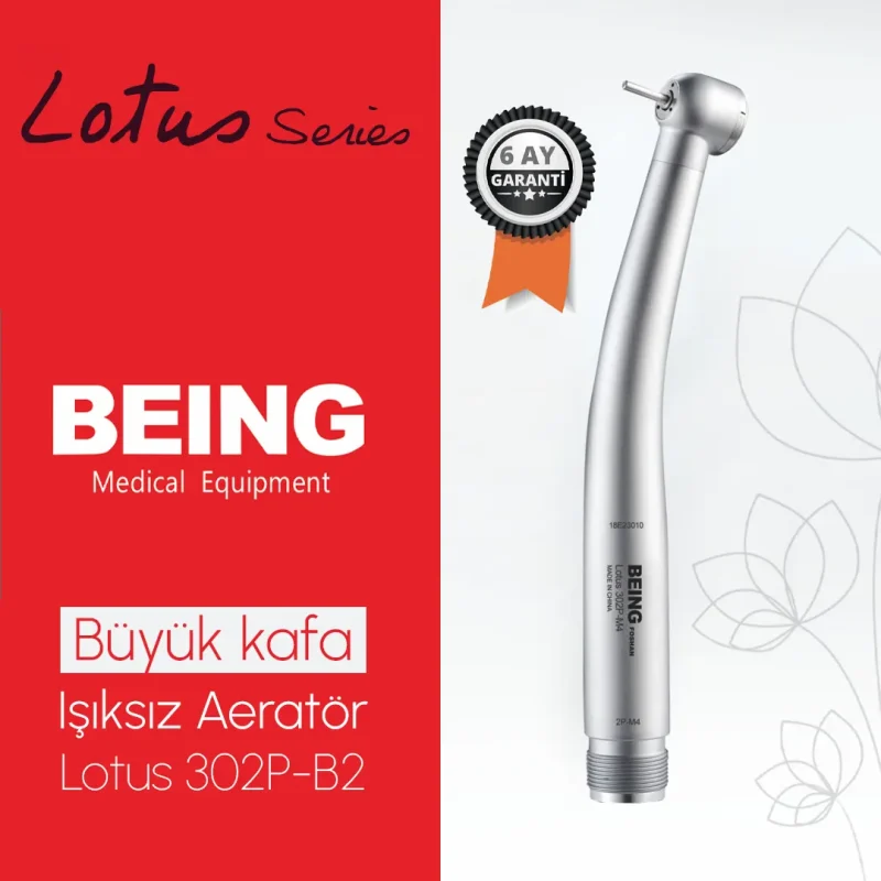 Being Işıksız Aeratör Lotus 302P A kalite Supertorque Büyük kafa push button