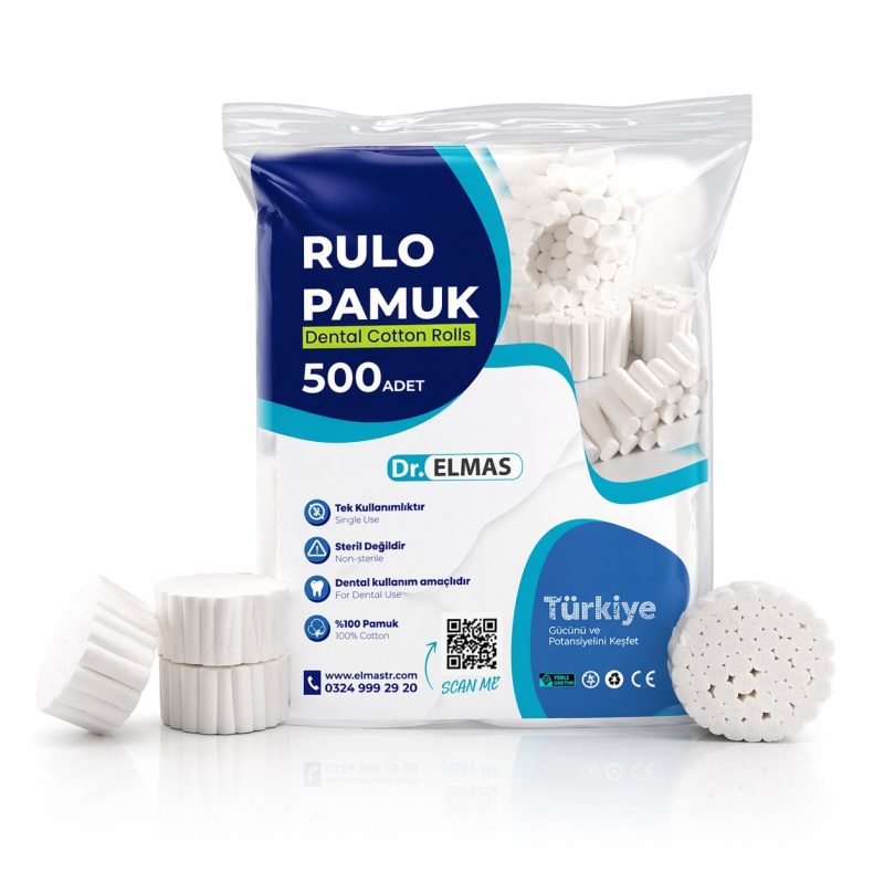 Cotton Rulo Pamuk Dental No:2 500 Adet