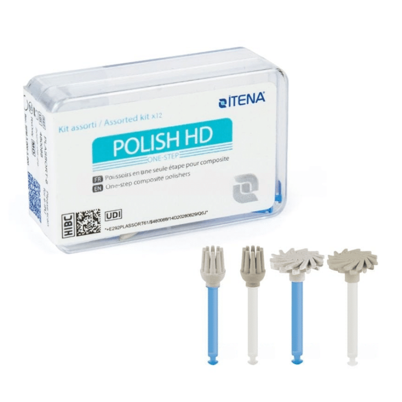 İtena Polish HD Asorti Polishers/Medium-Grit Kompozit Cila Seti - 12 Adet