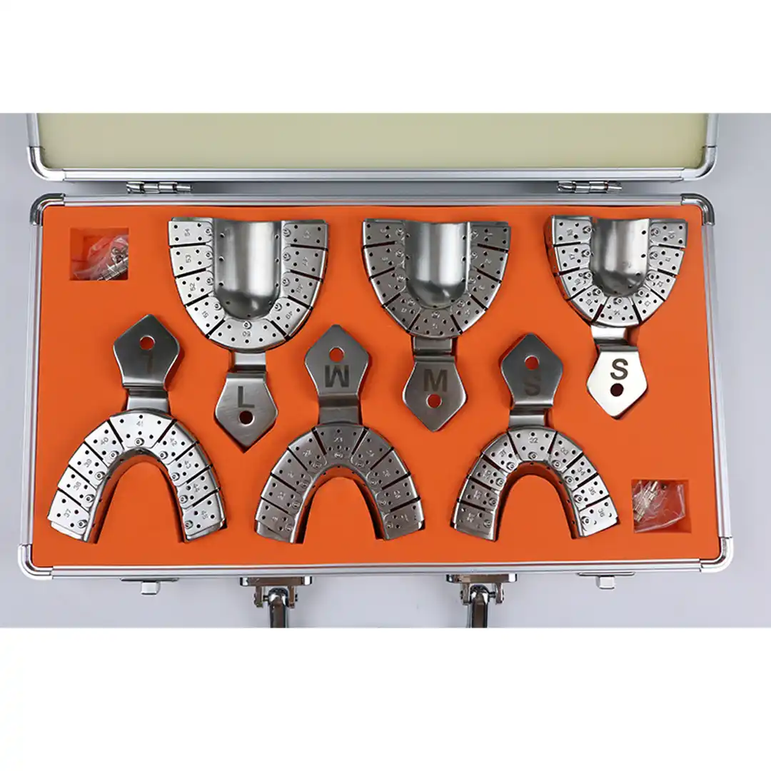 Diş 6 adet implant tepsisi boyutu S/M/L