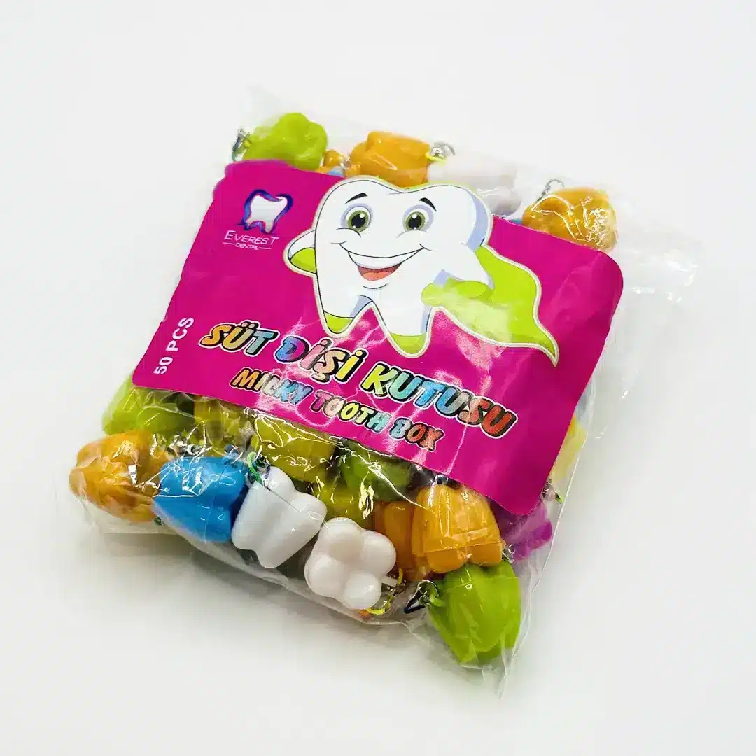 Diş Kolyesi Süt Dişi Kutusu 50 adet