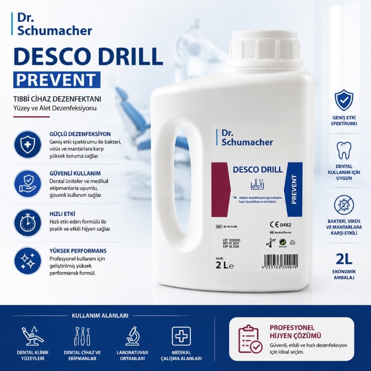Dr. Schumacher Desco Drill Frez Dezenfektanı 2 Lt