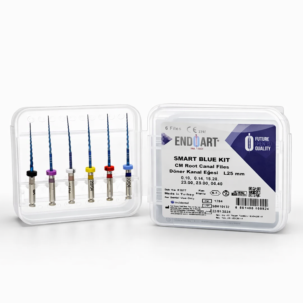 EndoArt Smart Gold Blue Döner Kanal Eğesi (04) 25 mm