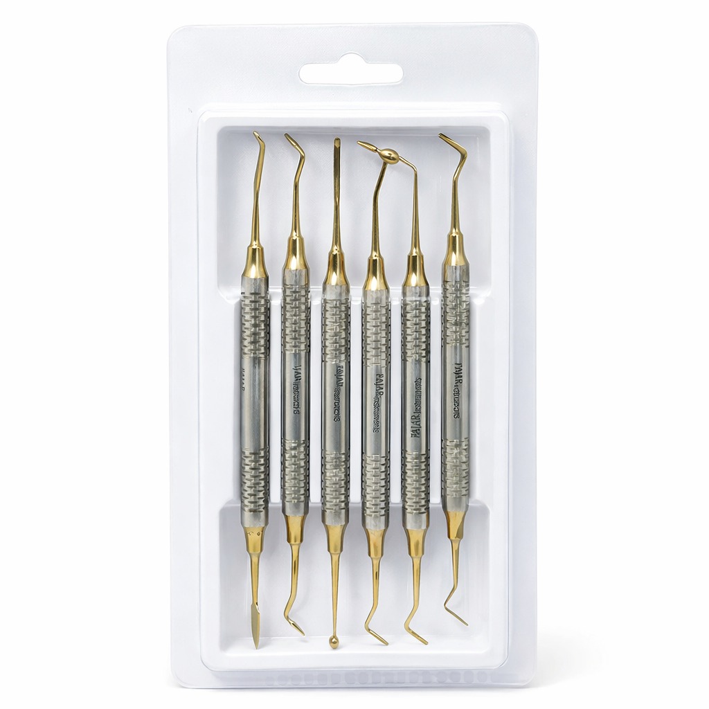 Estetik Kompozit Şekillendirme Alet 6'lı Seti (Fajir marka)