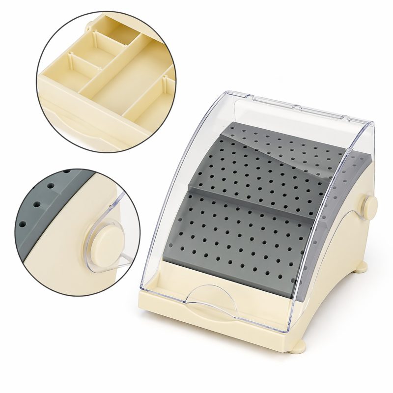 Frez Kutusu Plastik Çekmeceli 142 Delik Frez Tutucu