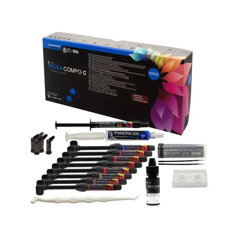 Imicryl Nova Compo C Nanohibrit Üniversal Kompozit 8li Set