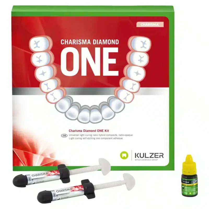 KULZER Charisma Topaz One Tek Tüpte Her Rengi Sağlayan Kompozit Set ( 2 Tüp + Universal Bond)