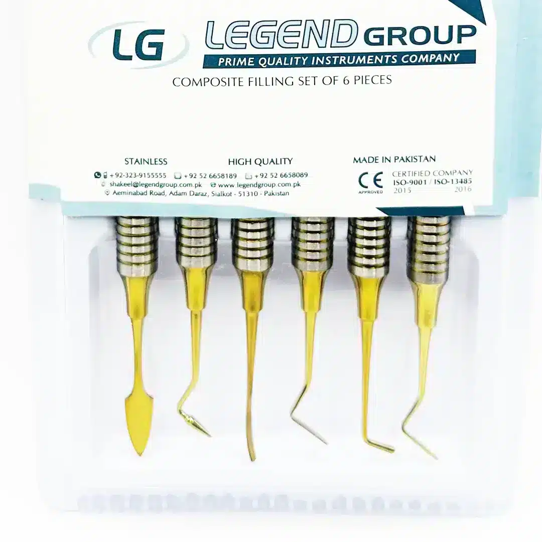 Legend Estetik Kompozit Şekillendirme El aleti Seti 6 li - Görsel 4
