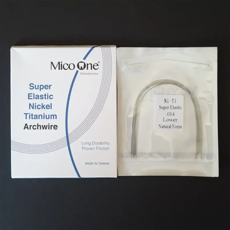 NiTi Archwires Süper Elastik MicoOne® (10 adet)