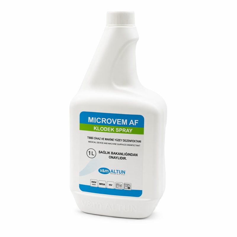 MICROVEM AF Tıbbi Cihaz Makine ve Yüzey Dezenfektanı 1 Lt