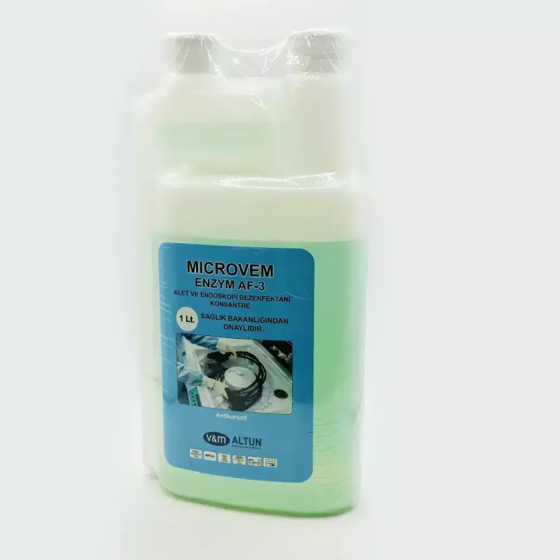 Microvem Enzym AF-3 Alet ve Endoskopi Aspiration Af Cerrahi Aspiratör Dezenfektanı 1lt