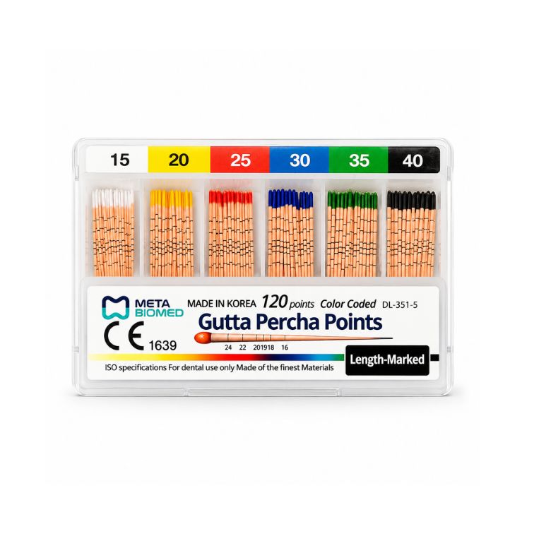 Meta Biomed Gutta Percha Points 02 Açısız