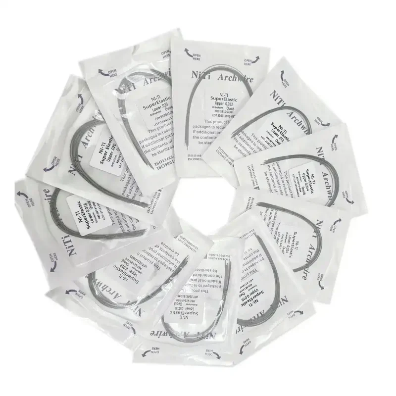 Ortodonti Ni Ti Süper Elastik Yuvarlak Tel