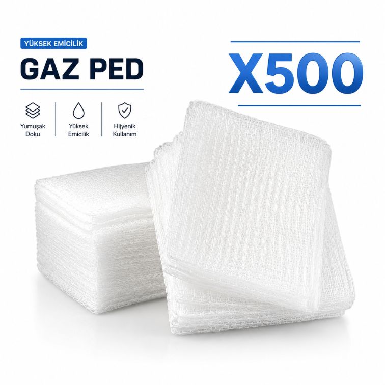 Non Steril Spanç Gazlı Bez 5x5 500'lük