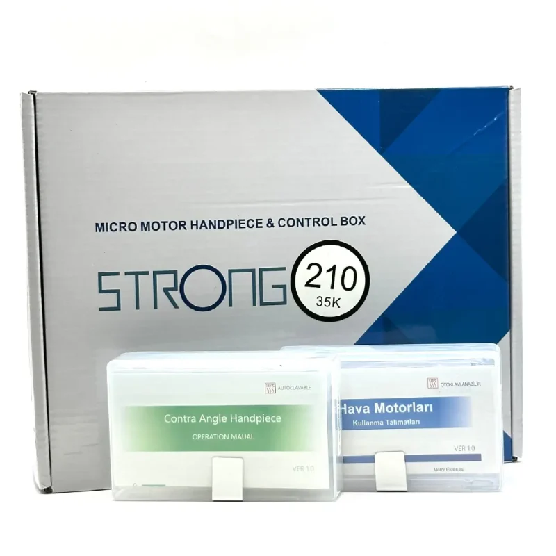 STRONG Kore mikromotor öğrenci tipi + Anguldurva + Piyasemen Set