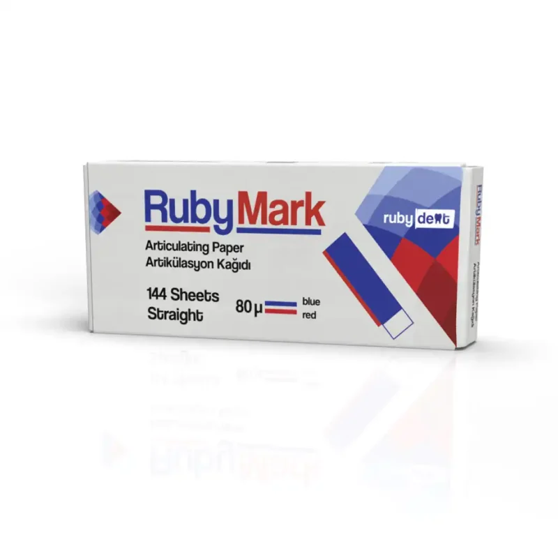 RUBY DENT Rubymark Artikülasyon Kağıdı Düz (I) Form - 144 Yaprak