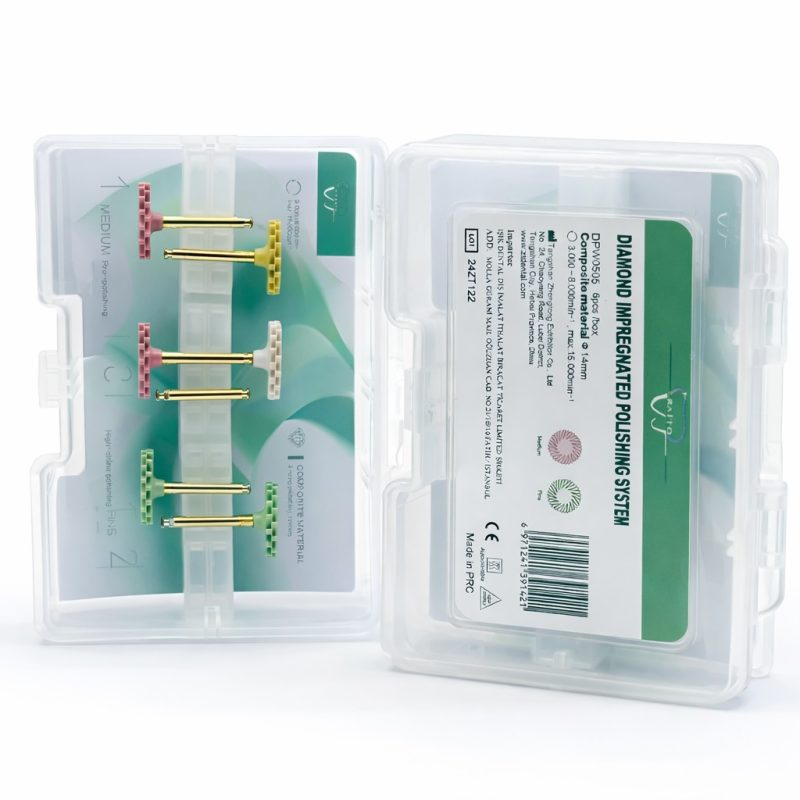 Raito cila parlatma lastiği 2 aşamalı set 6'lı (Medium-Fine)