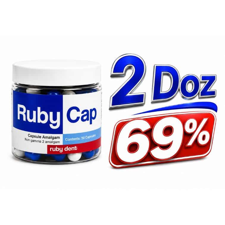RubyCap High Çinkosuz Kapsül Amalgam %69,2 – Spill-2
