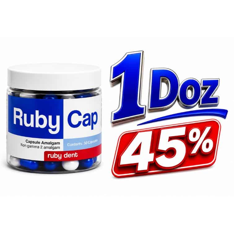 Rubydent RubyCap 2 Kapsül Amalgam – %45 Gümüş Spill-1