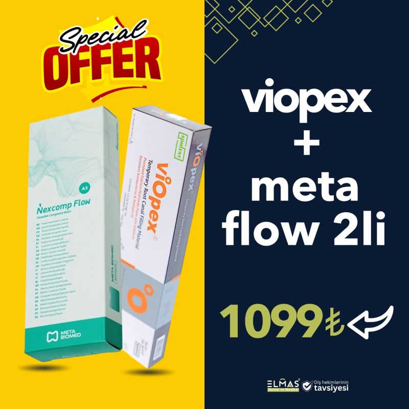 Spident Viopex Kalsiyum Hidroksit Pasta + META Flow Akışkan Kompozit ( 2 x 2gr)