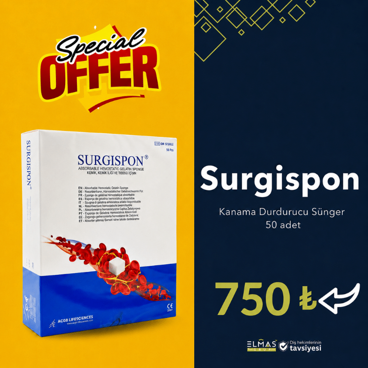 Surgispon Kanama Durdurucu Sünger 50 adetlik