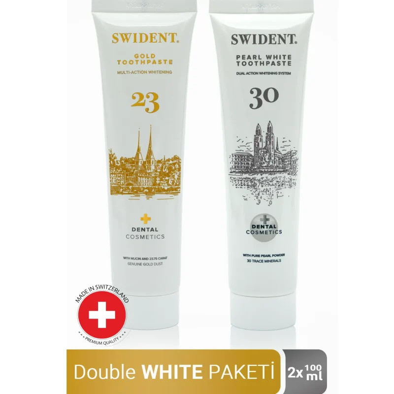 Swident 2x Double White Paketi Çok Al Az Öde Toothpaste
