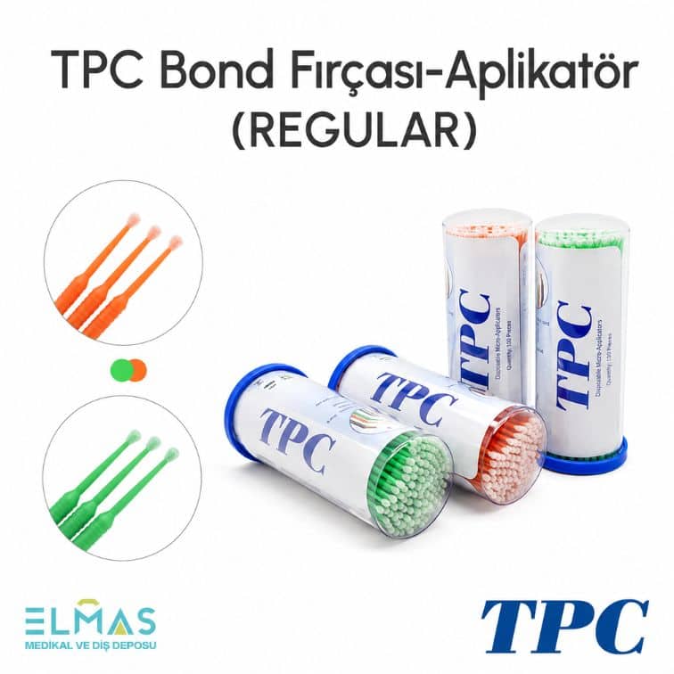 TPC Bond Fırçası Aplikatör – Tek Kullanımlık Mikro Aplikatör 100 Adet