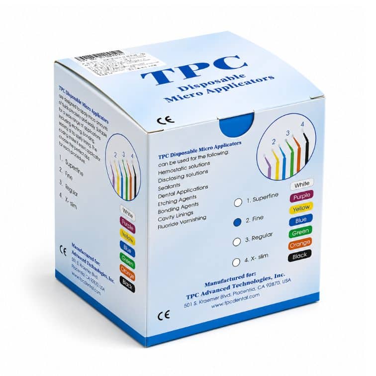 TPC Bond Fırçası Aplikatör – Tek Kullanımlık Mikro Aplikatör 100 Adet