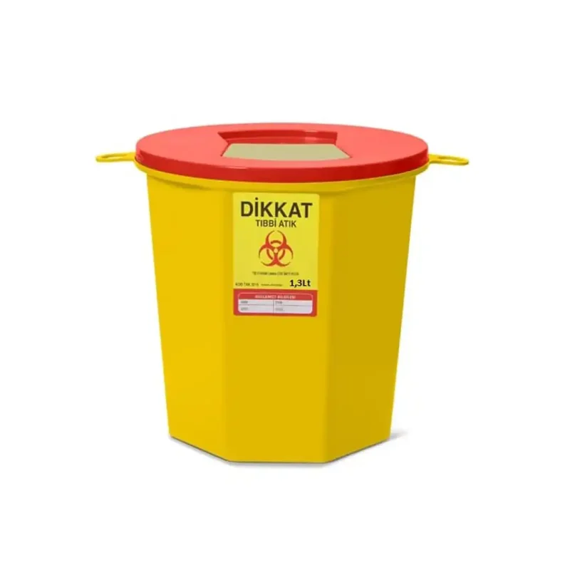 Tıbbi Atık Kovası 1.3 L