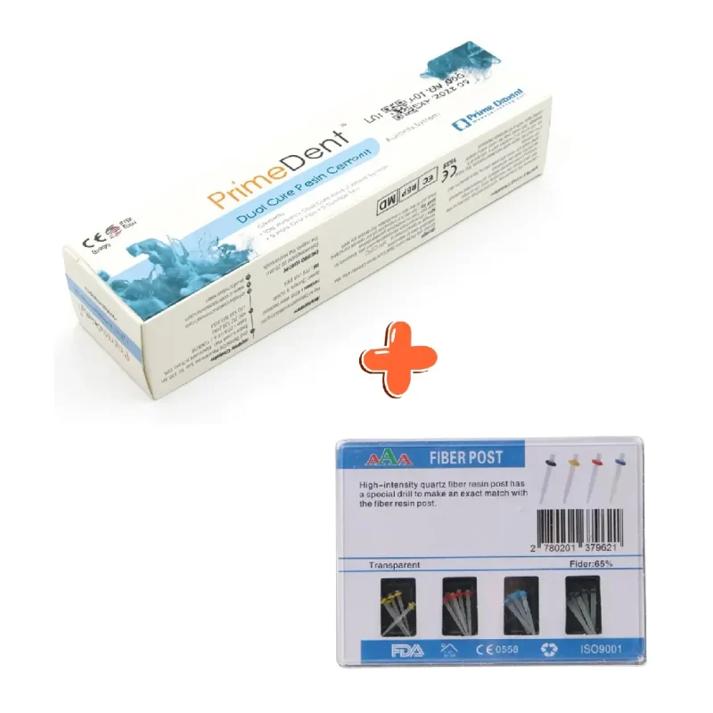 Prime-Dent Dual Cure Resin Cement - AAA Fiber Post Seti