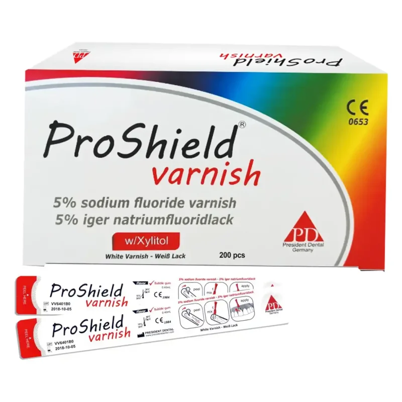 President Dental Proshield Varnish Sodyum Florid Vernik
