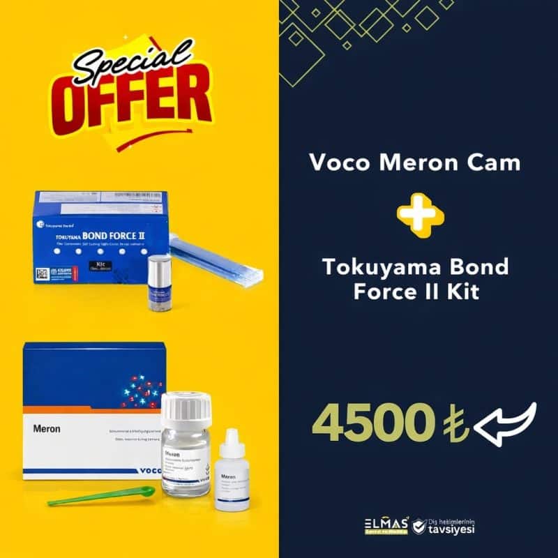 Voco Meron Cam İyonomer Siman+Tokuyama Bond Force II Kit