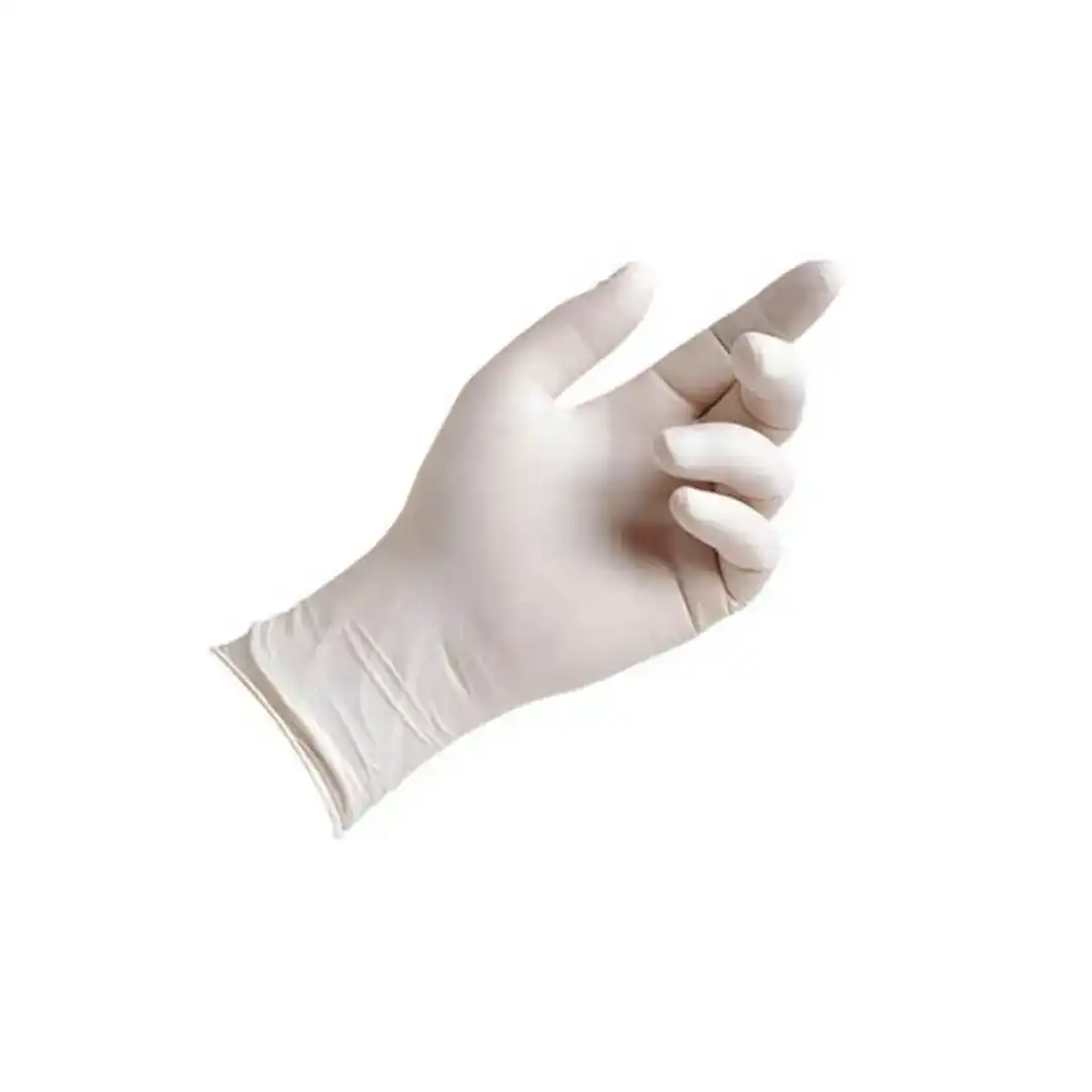 Pudralı Lateks Muayene Eldiveni - 100'lük Kutu - Görsel 2