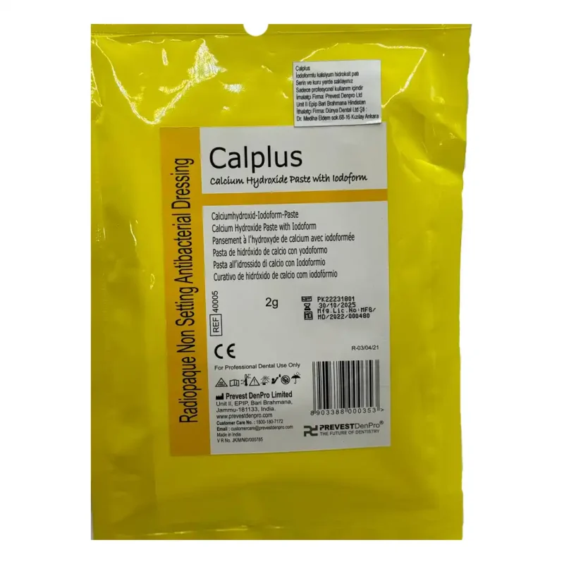 PREVEST DENPRO Calplus İyodoform İçeren Kalsiyum Hidroksit Patı