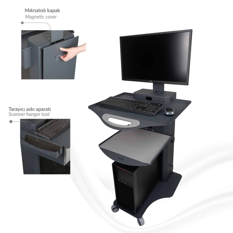 Kasalı Bilgisayar Sehpası HKS-01