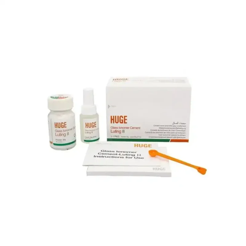 Huge Cam İyonomer Siman Luting 35 gr Toz ve 25 gr Likit