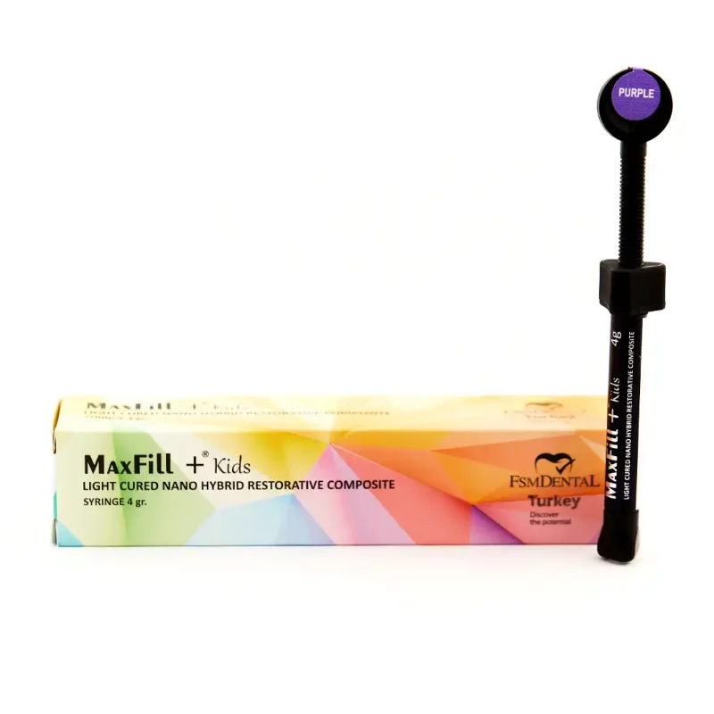 FSM MaxFill Kids Light Cured Nano Hibrit Restoratif Renkli Kompozit 4 gr