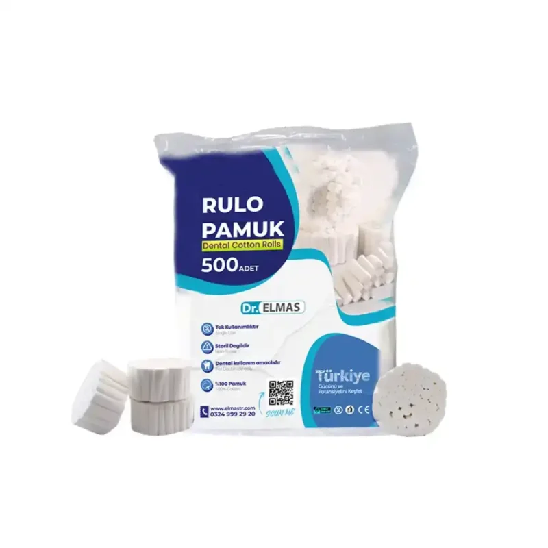 Cotton Rulo Pamuk Dental No:2 500 Adet