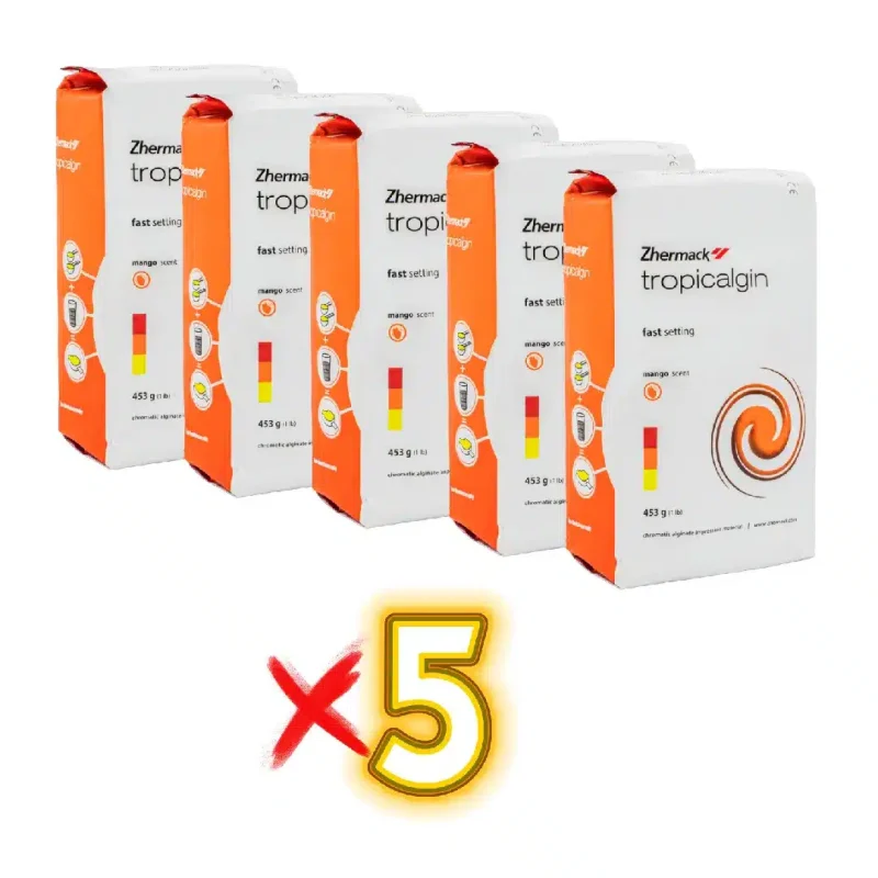 Zhermack Tropicalgin Fast Set Aljinat 453 gr 5 adet