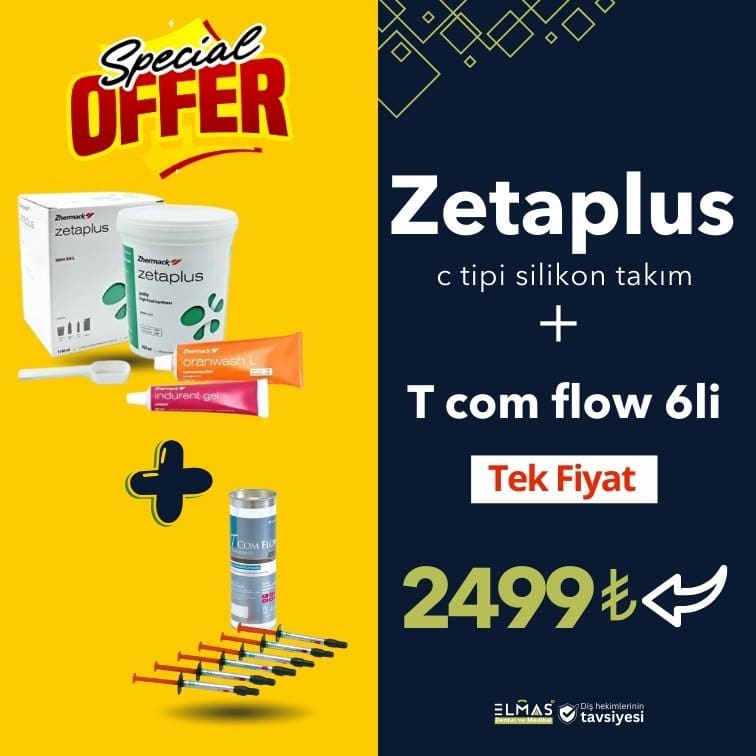 Nexobio T-Com Flow Akışkan Kompozit+ZHERMACK ZetaPlus C Tipi Silikon Takım