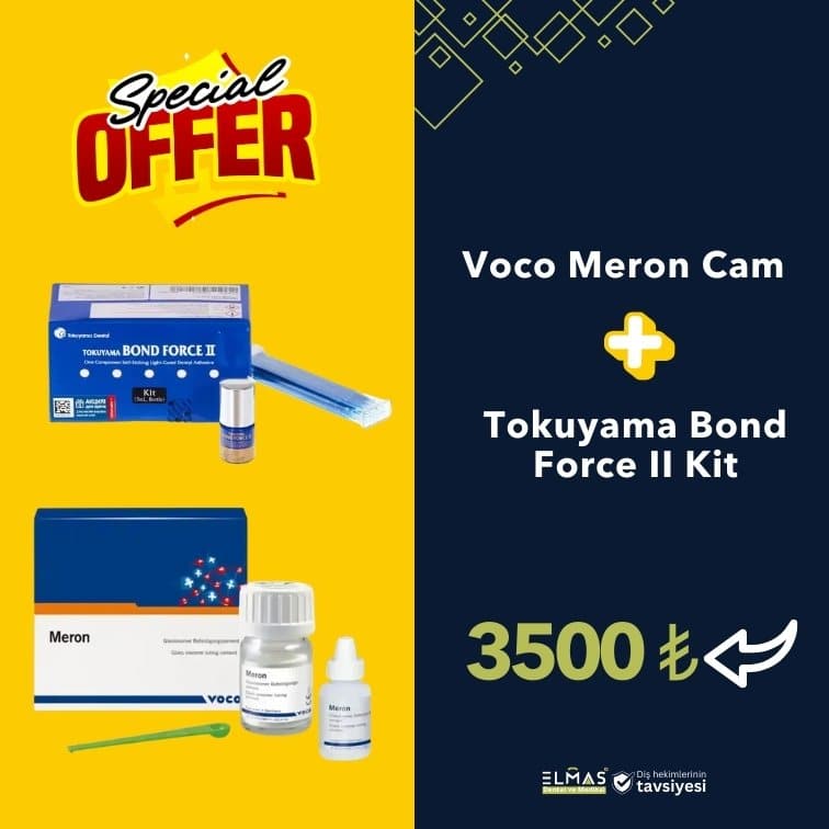 Voco Meron Cam İyonomer Siman+Tokuyama Bond Force II Kit