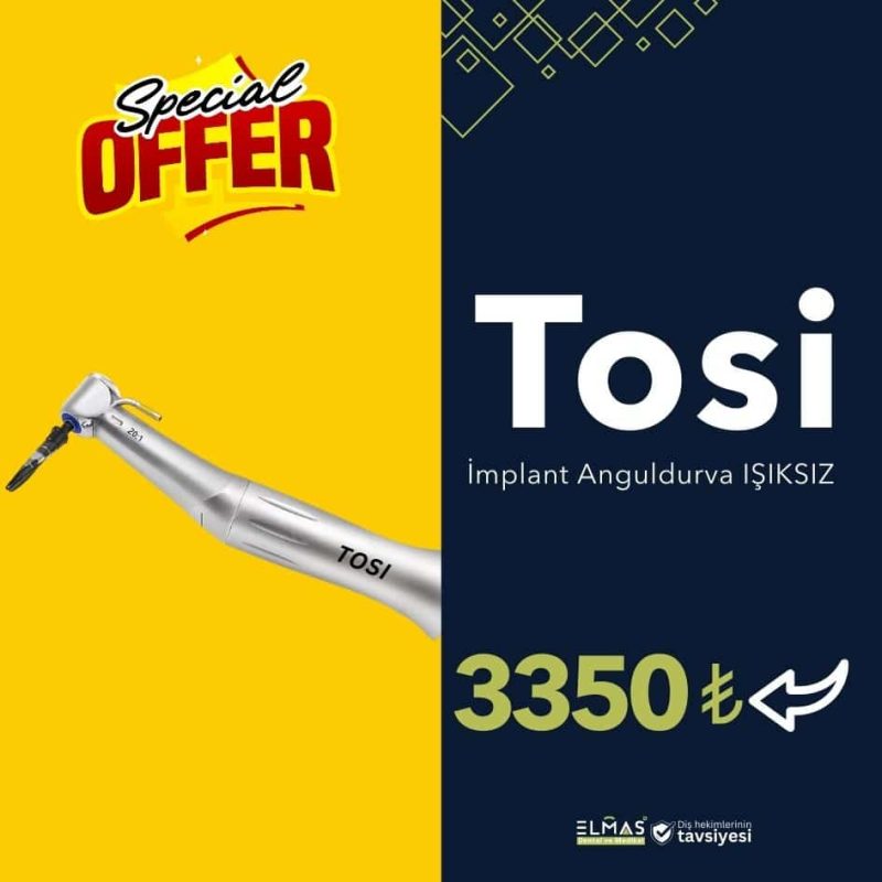 tosi İmplant Anguldurva IŞIKSIZ